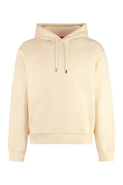 Jacquemus Cotton Hoodie In Yellow