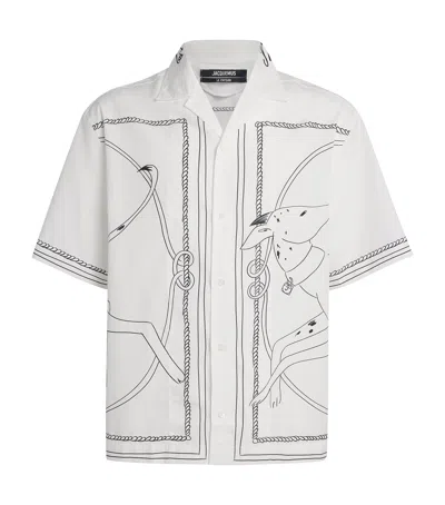 JACQUEMUS COTTON ILLUSTRATION SHIRT