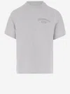 Jacquemus Grey Crewneck Logo T-shirt In Gray