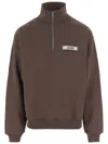 Jacquemus Le Camionneur Gros Grain In Brown