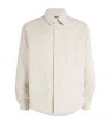 Jacquemus La Chemise Boulanger Cotton Blend Shirt In Beige
