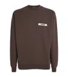 Jacquemus Sweatshirt Le Sweatshirt Grosgrain In Brown