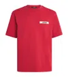 Jacquemus Round Neck Short Sleeve T-shirt In Red