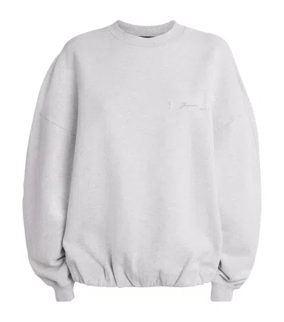Jacquemus Cotton Logo Sweatshirt In Multi