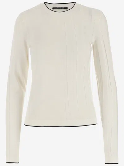 Jacquemus Cotton Long-sleeved Shirt In White