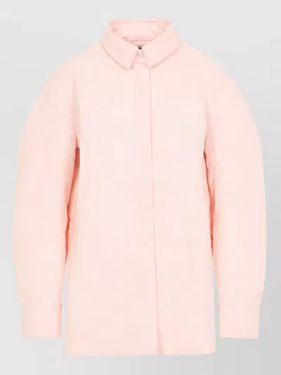 Jacquemus Cotton Long-sleeve Shirt In Pink
