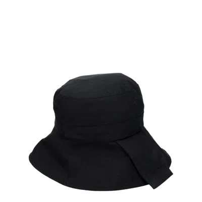 Jacquemus Cotton Men's Hat In Black