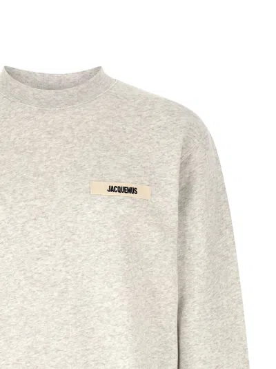 Jacquemus Cotton Men's Sweatshirt In Gray