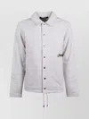 Jacquemus Cotton Overshirt With Drawstring And Pockets In Gray