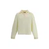 Jacquemus Cotton Polo Sweatshirt In Neutral