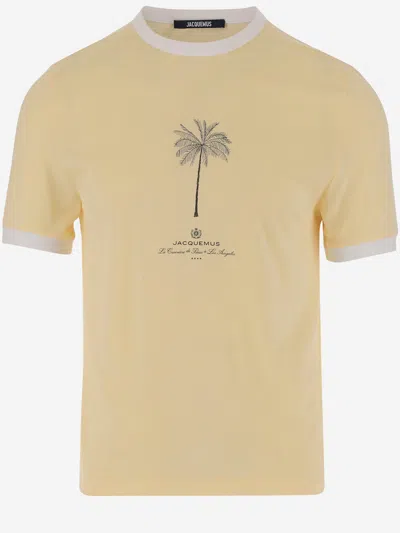 Jacquemus Le Tshirt Venice T-shirt In Beige