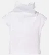 Jacquemus Turtleneck Top In White