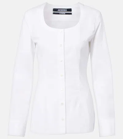 Jacquemus Cotton Shirt In White