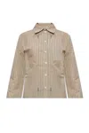 JACQUEMUS COTTON SHIRT WITH OPENING