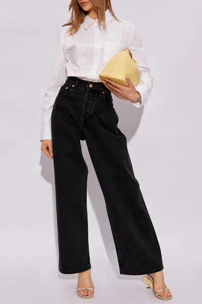Jacquemus Le Pantalon Cubo Fluid Pants In White