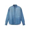 Jacquemus La Chemise De-nimes Simon With Embroidered Logo Clothing