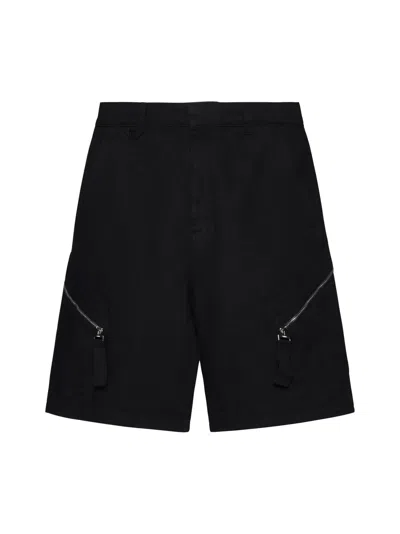 Jacquemus Cotton Shorts In Black
