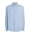 Jacquemus A Simon Striped Shirt In Blue