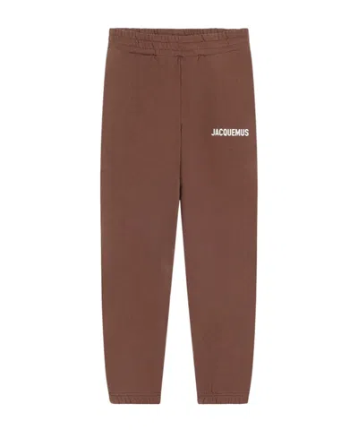 Jacquemus Cotton Sweatpants In Yellow