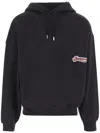 Jacquemus Cotton Sweatshirt With Embroidered Varsity Patch In Blue
