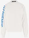 Jacquemus White La Casa 'le Sweatshirt Typo' Sweatshirt In White