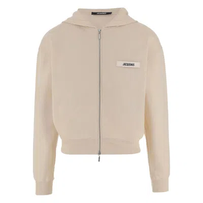 Jacquemus Cotton Sweatshirts In Yellow