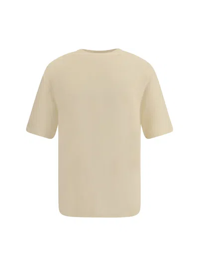 Jacquemus Men Cotton T-shirt In Neutral