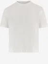 Jacquemus Beige Solid Crew Neck T-shirt In Multi
