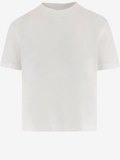 Jacquemus Cotton T Shirt With Back Logo In Multi