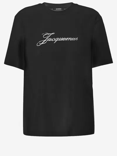 JACQUEMUS JACQUEMUS COTTON T SHIRT WITH LOGO
