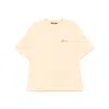 Jacquemus Yellow T-shirt With Logo On The Front And Print On The Back