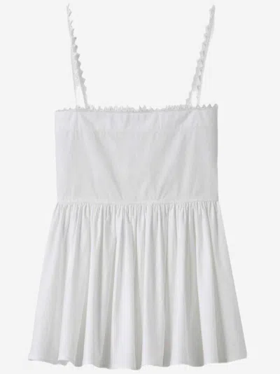 Jacquemus Cotton Top In White