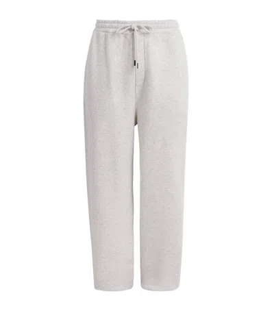 Jacquemus Cotton Torneo Sweatpants In Gray