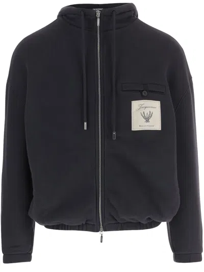 Jacquemus Cotton Tournament Sweatshirt In Black