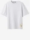 Jacquemus Grey Cotton T-shirt In Red