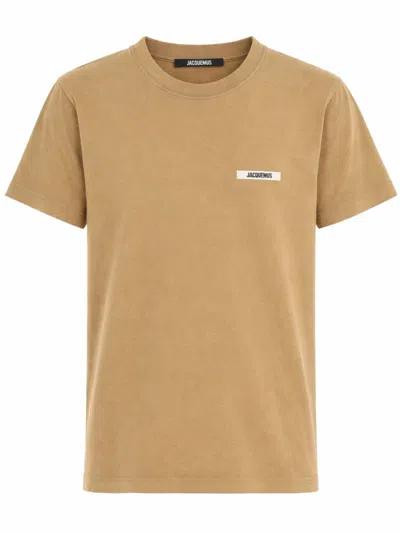Jacquemus Cotton T-shirt For Women - Spring/summer 26 In Nude