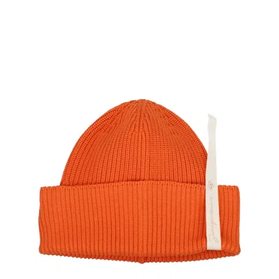 Jacquemus Cotton Women's Beanie In Orange
