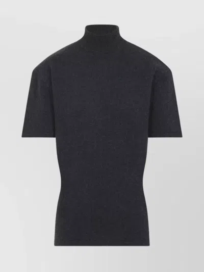 JACQUEMUS COZY TURTLENECK KNITWEAR SHORT SLEEVES