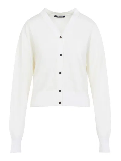 Jacquemus Brode Cardigan In White