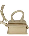 Jacquemus Cream Leather Mini Le Chiquito Embossed Handbag (authentic Pre-  Loved) In Neutral