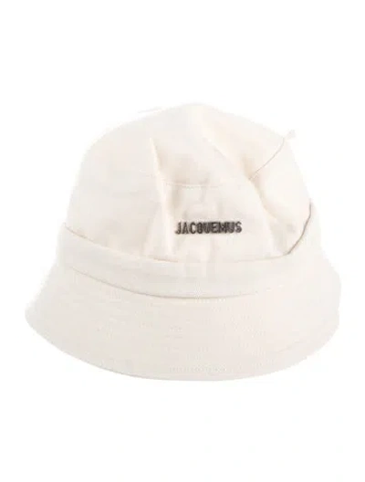 Pre-owned Jacquemus Creme Bucket Hat In Neutrals