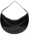 Jacquemus Crescent Leather Bag In Black