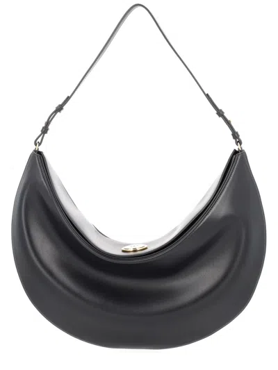 Jacquemus Crescent Shoulder Bag In Black