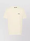 Jacquemus Le T-shirt Gros Grain Cotton T-shirt In Neutral