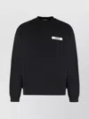 Jacquemus Le Sweatshirt Gros Grain In Black