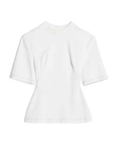 Jacquemus Crew-neck Cotton T-shirt In White