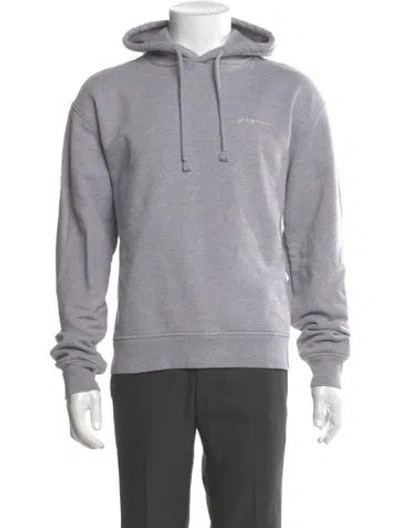 Pre-owned Jacquemus Crew Neck Long Sleeve Hoodie In Gray