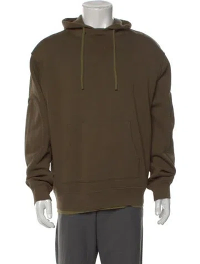Pre-owned Jacquemus Crew Neck Long Sleeve Hoodie In Green
