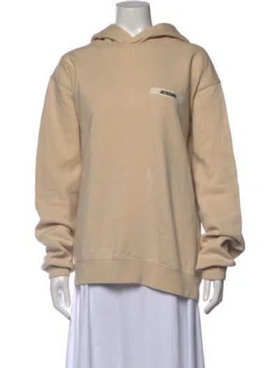 Pre-owned Jacquemus Crew Neck Long Sleeve Hoodie In Neutrals