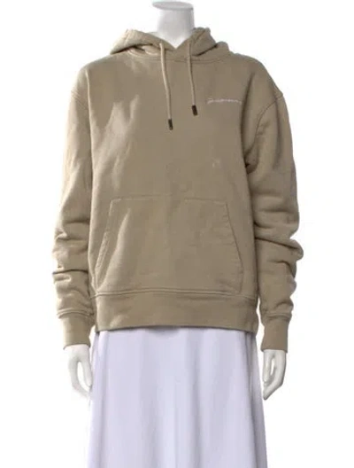 Pre-owned Jacquemus Crew Neck Long Sleeve Hoodie In Neutrals